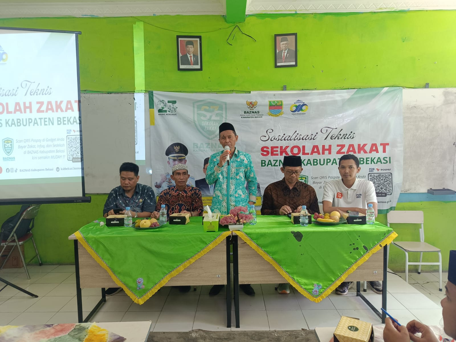 Baznas Kab. Bekasi Sosialisasi Sekolah Zakat di SMPN 1 Cikarang Barat