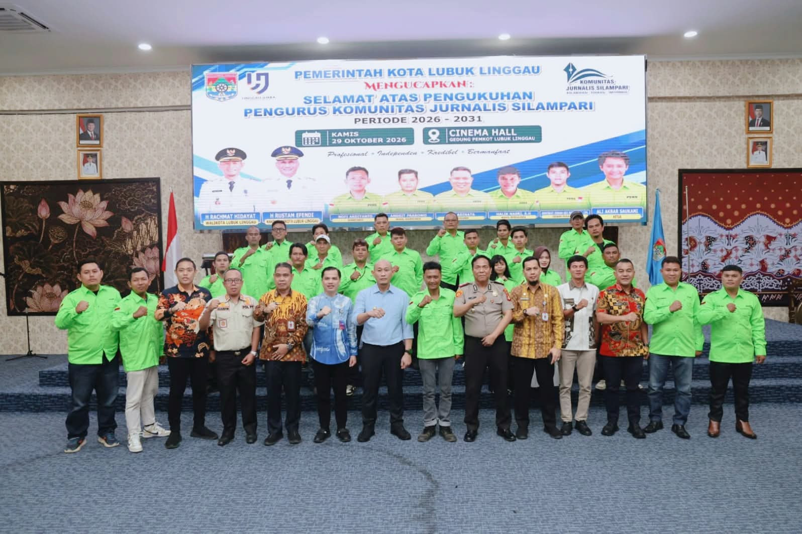 Wali Kota Lubuk Linggau Kukuhkan Pengurus KJS 2026–2031, Dorong Pers Profesional dan Kritis Mengawal Pembangunan