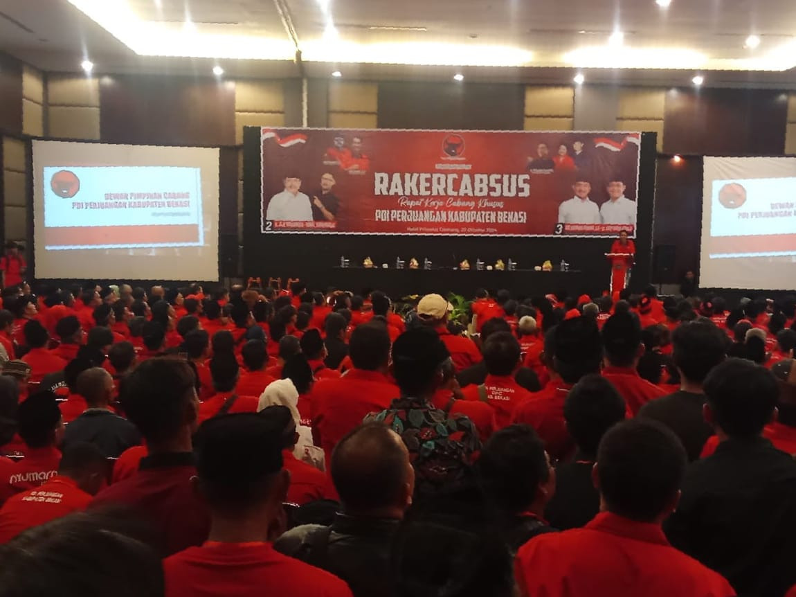 Rakercabsus PDI-P Kabupaten Bekasi Hasilkan Rekomendasi Strategi Pemenangan Pilkada