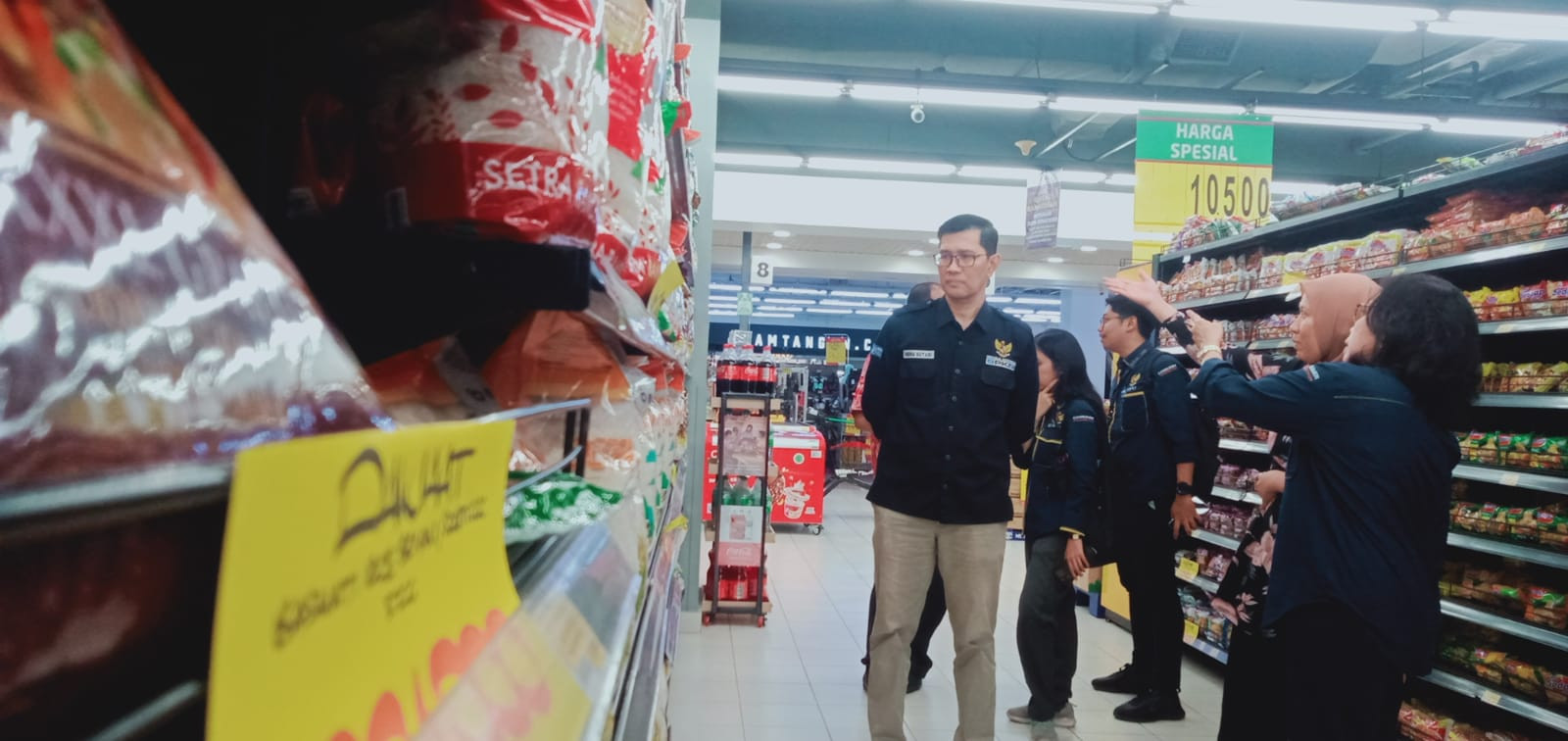 BPKN RI Pantau Harga Komoditi di Pasar Baru Bekasi dan Lulu Hypermart