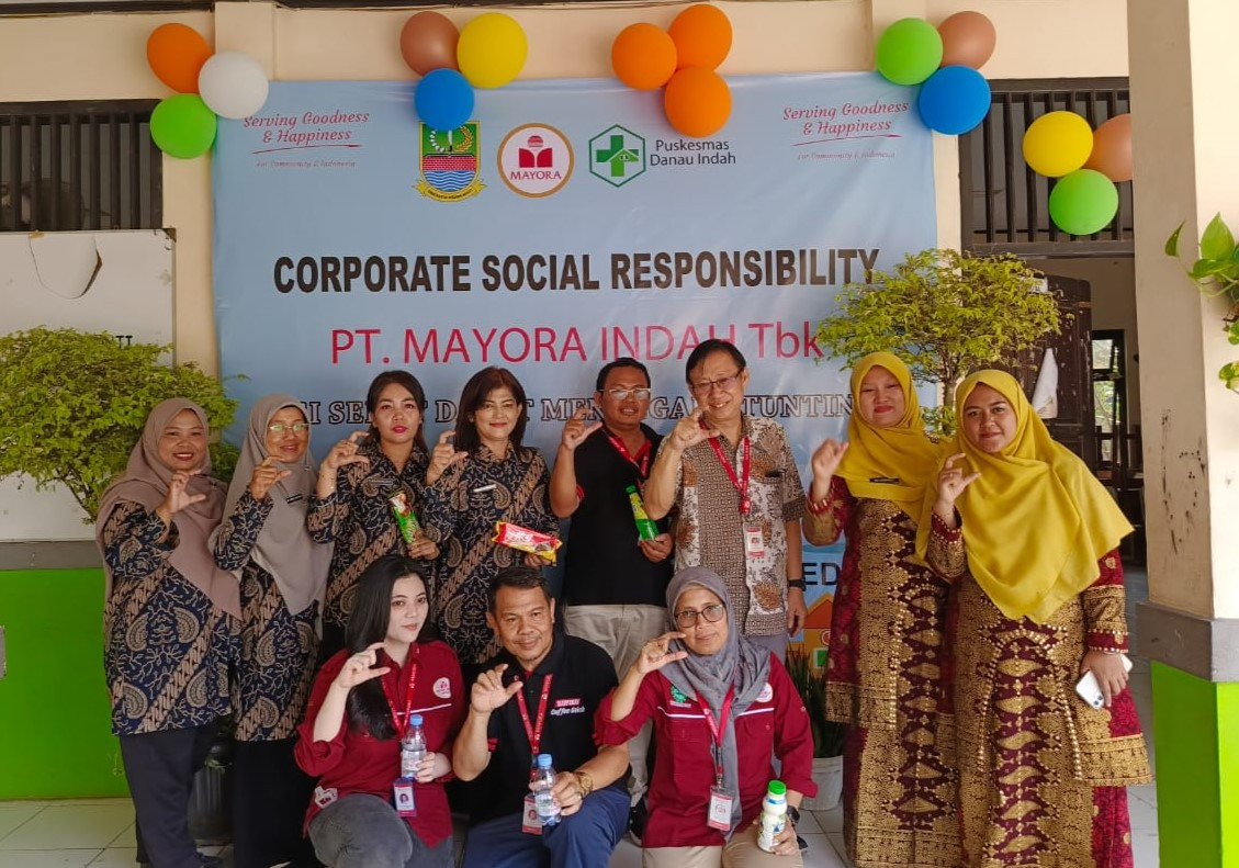 Puskesmas Danau Indah dan PT. Mayora Indah Sosialisasikan Kesehatan Gigi dan Mulut di SDN Cikedokan 01 Cikarang Barat