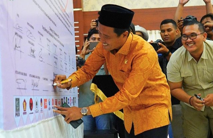 Pimpin Deklarasi Pilkada Damai, Muhtada: Kedewasaan Berpolitik adalah Kunci Kesuksesan Pilkada 2024