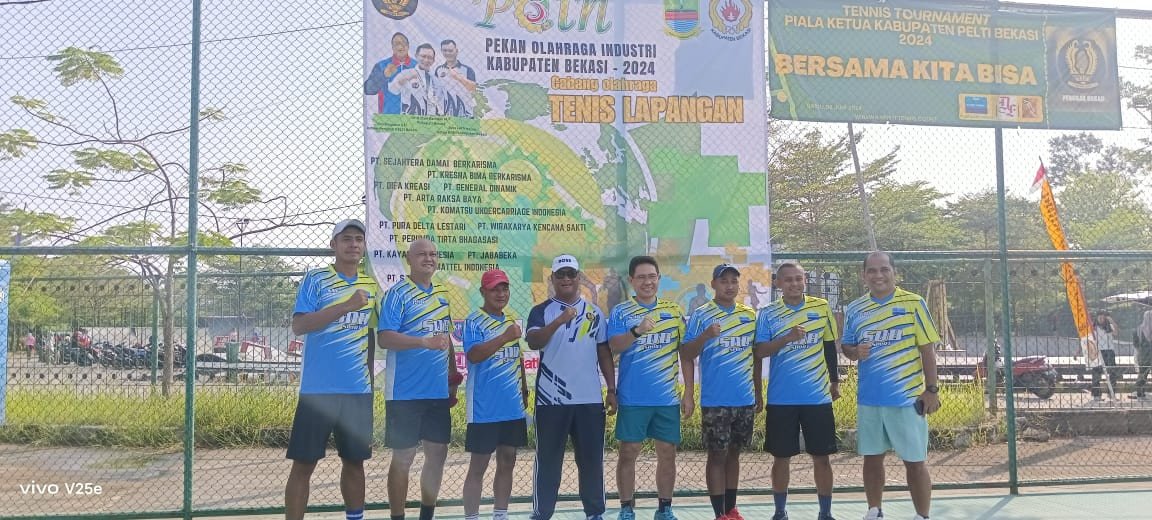 13 Perusahaan Antusias Ramaikan Cabor Tenis pada Event Pekan Olahraga Industri