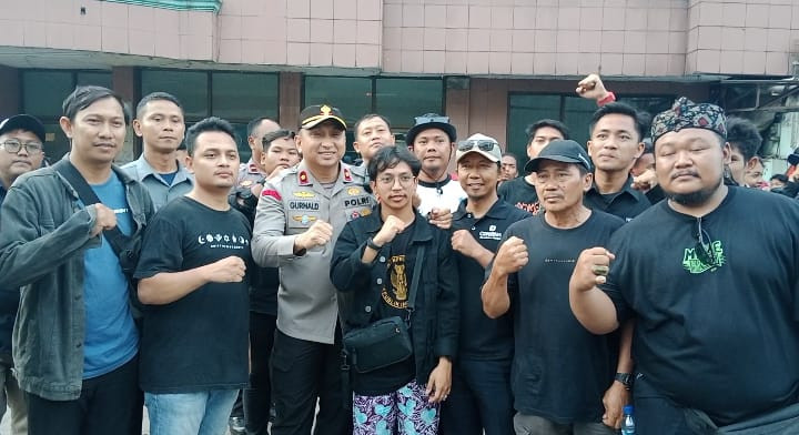 Konsorsium Pemuda Telaga Murni Kembali Gelar Aksi di Depan Pintu Gerbang PT GRP