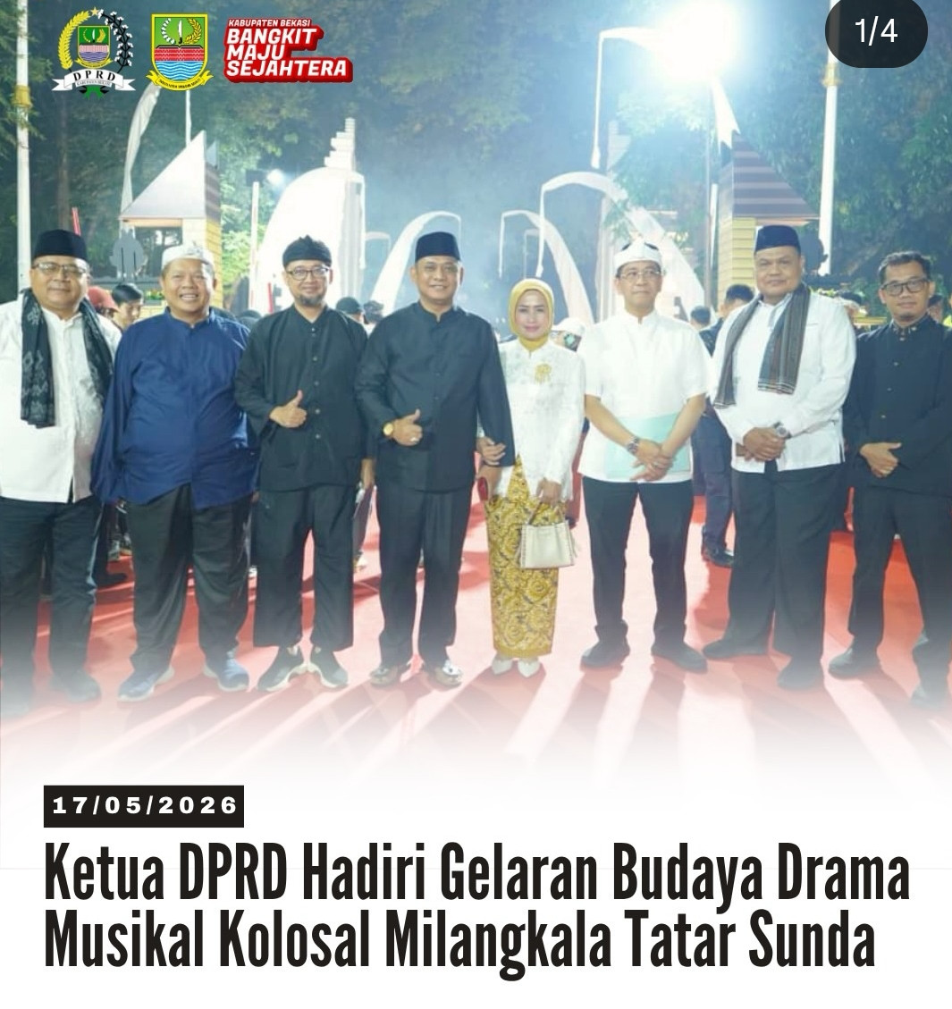 Ketua DPRD Kabupaten Bekasi Hadiri Milangkala Tatar Sunda, Spirit Budaya Leluhur Digaungkan untuk Generasi Masa Depan
