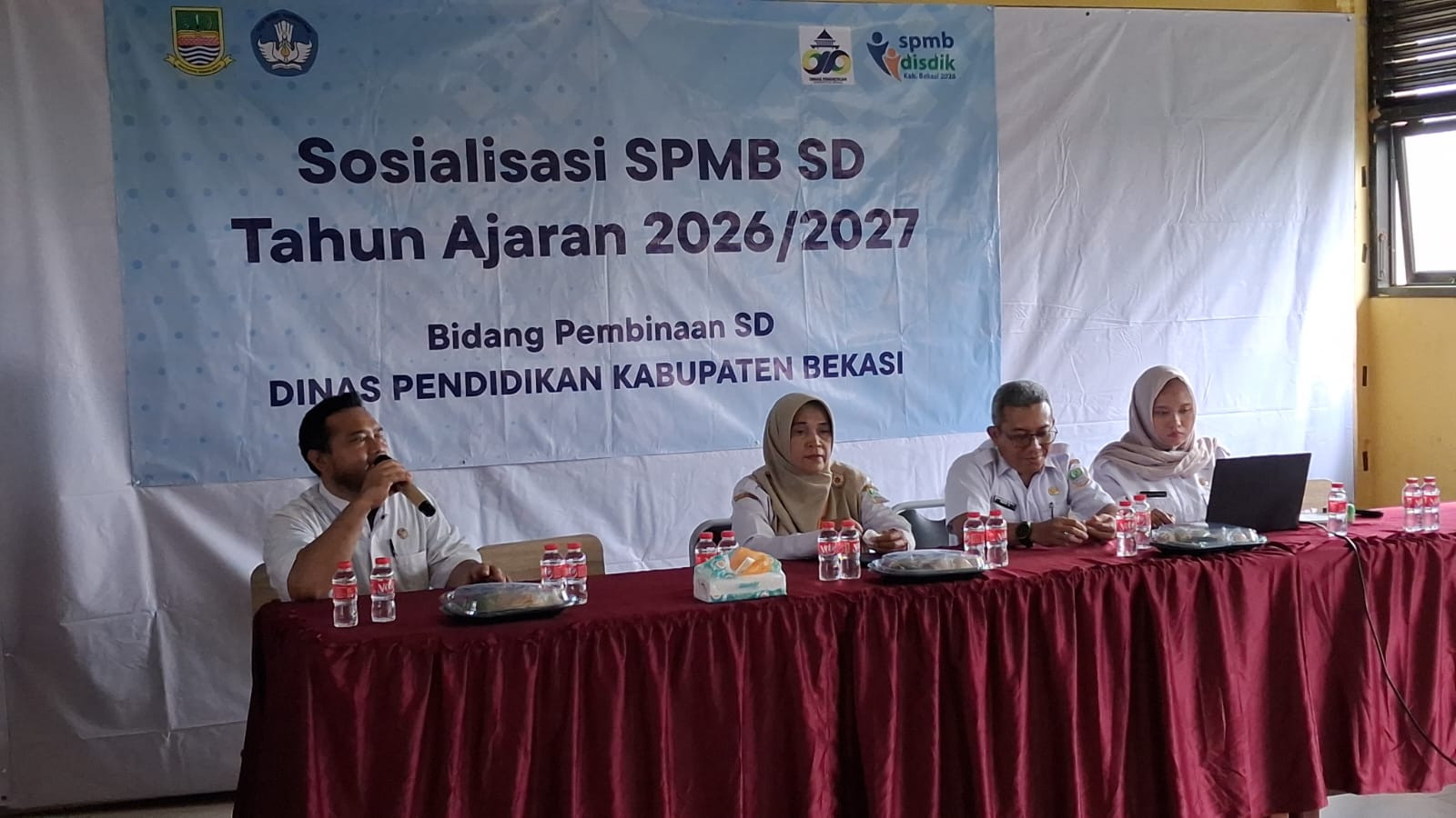 Sinergi dan Transparansi: Disdik Kabupaten Bekasi Sosialisasikan SPMB Tahun 2026/2027 di Kecamatan Cibarusah ​BEKASI