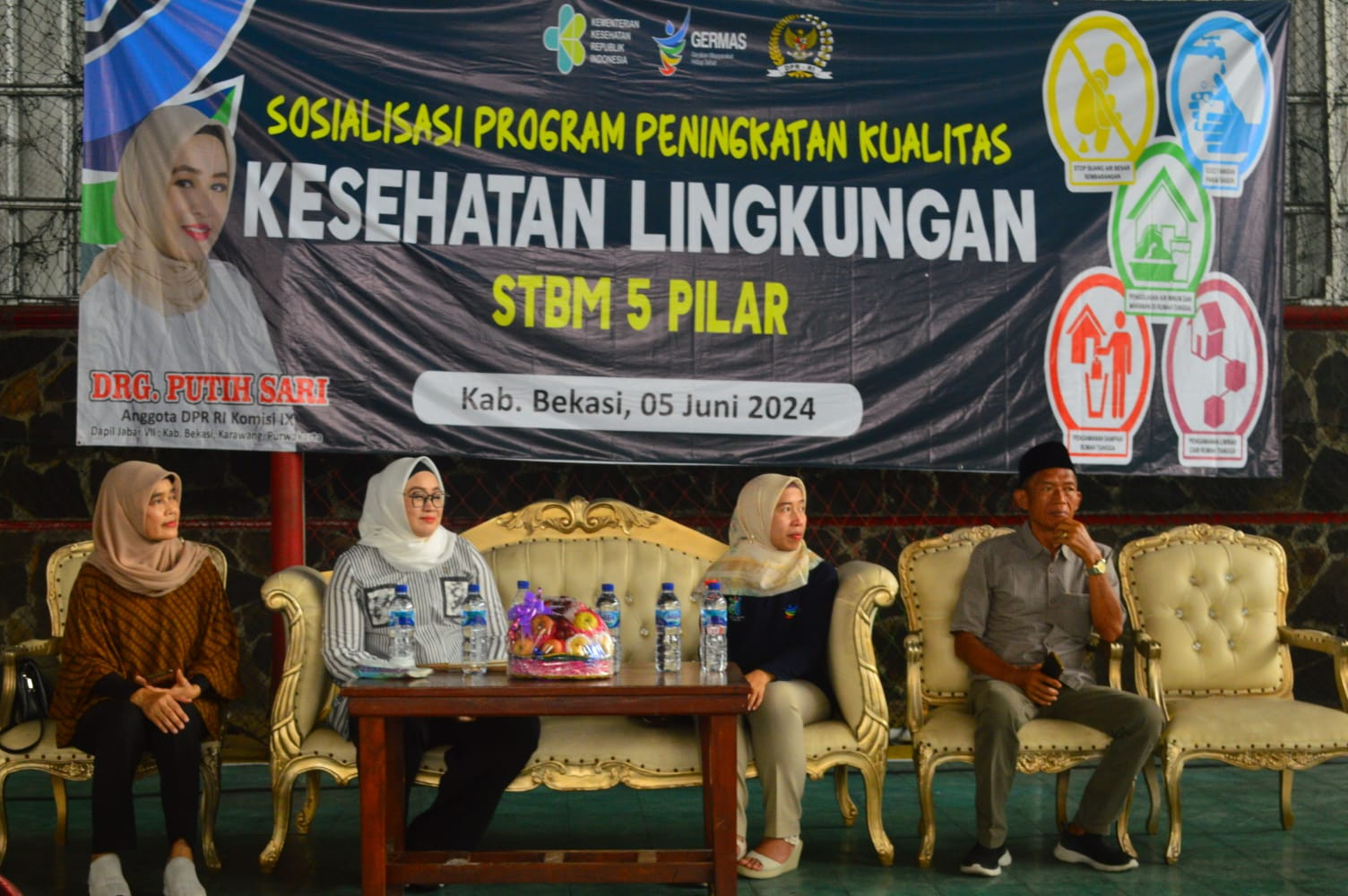 Komisi IX DPR RI - Kemenkes Gelar Sosialisasi STBM 5 Pilar