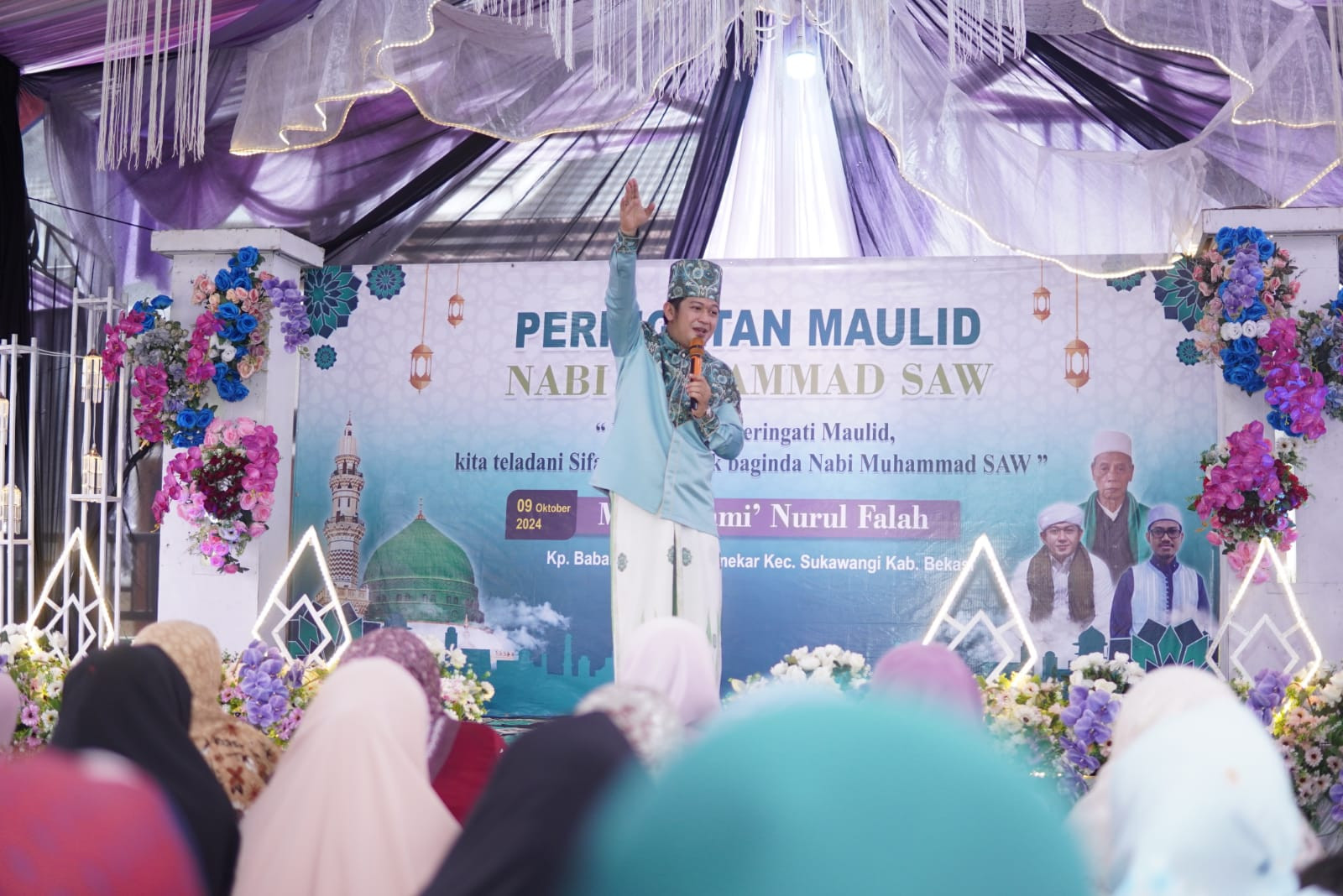 Masjid Nurul Falah di Kp. Babakan Gelar Maulid, Warga Gotong Royong Sukseskan Acara