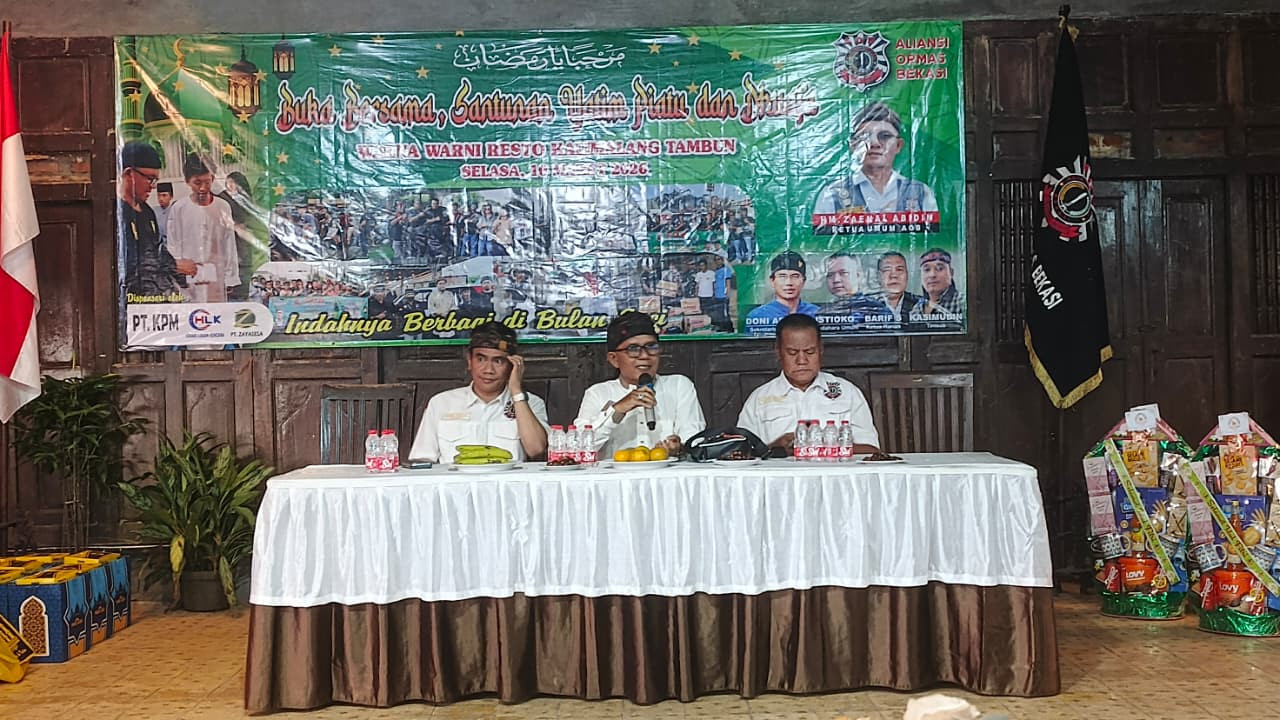 Aliansi Ormas Bekasi Gelar Buka Puasa Bersama, Santunan Yatim dan Dhuafa: Perkuat Kebersamaan di Bulan Ramadhan