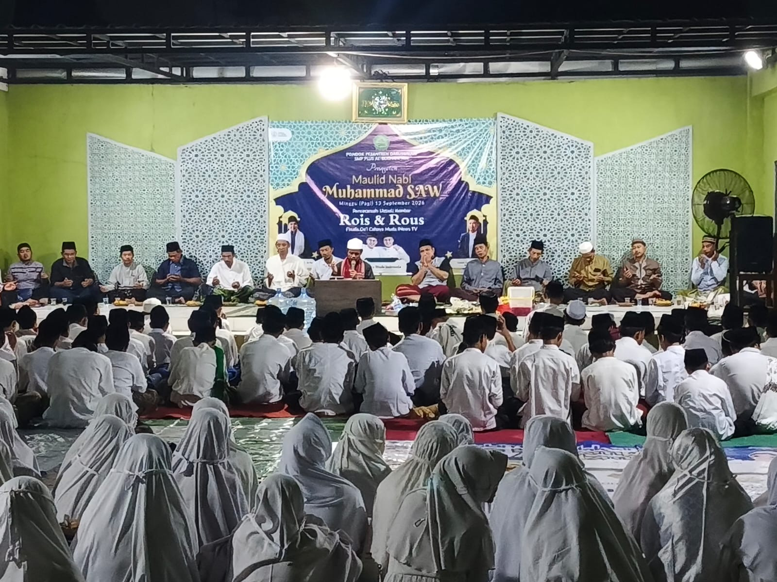 Kegiatan Malam Jumat di Ponpes Darussalam Dirangkai Manaqib, Ustadz Eras: Momentum Syukur Pilkades Ciledug
