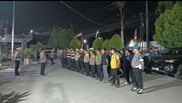 Jaga Kondusifitas Wilayah, Polres Metro Bekasi Gelar Patroli Skala Besar