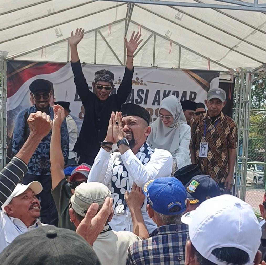 Gelar Deklarasi Akbar dan Doa Bersama di Sumberjaya, Dukungan ke H. Dulloh Syafe’i Menguat