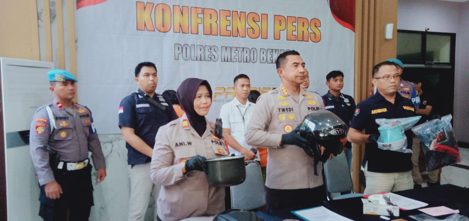 Polres Metro Bekasi Tetapkan 3 Tersangka Kasus Pembunuhan di Setu