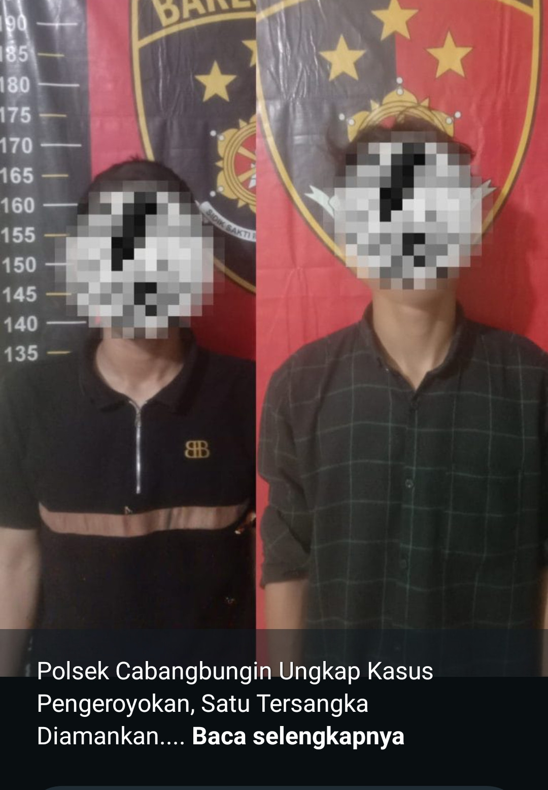 “Keributan Usai Resepsi Berujung Berdarah, Polsek Cabangbungin Amankan Dua Tersangka”