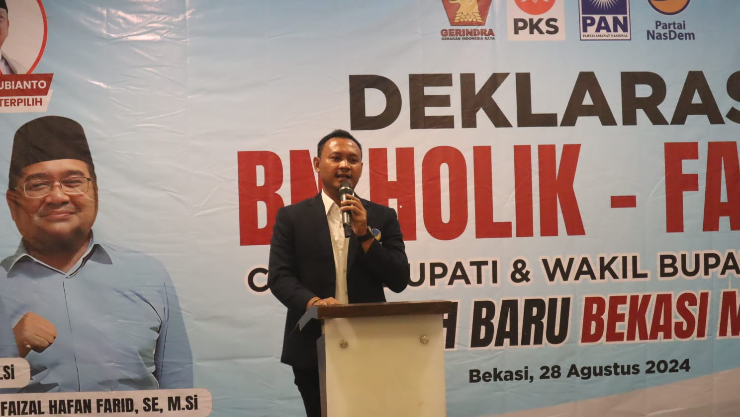 H. Marjaya Sargan Tegaskan Komitmen Nasdem dalam Memenangkan Pasangan BN Holik - H. Faizal