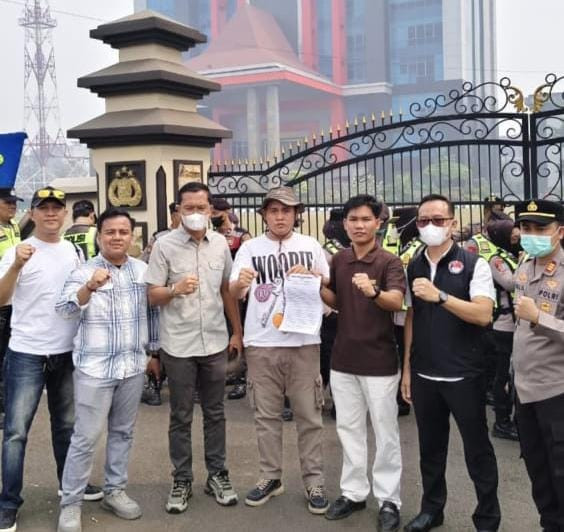 GPKP Geruduk Polda Sumsel dan BNNP, Desak Usut Kematian Dua Warga di Pesta Ngundu Mantu