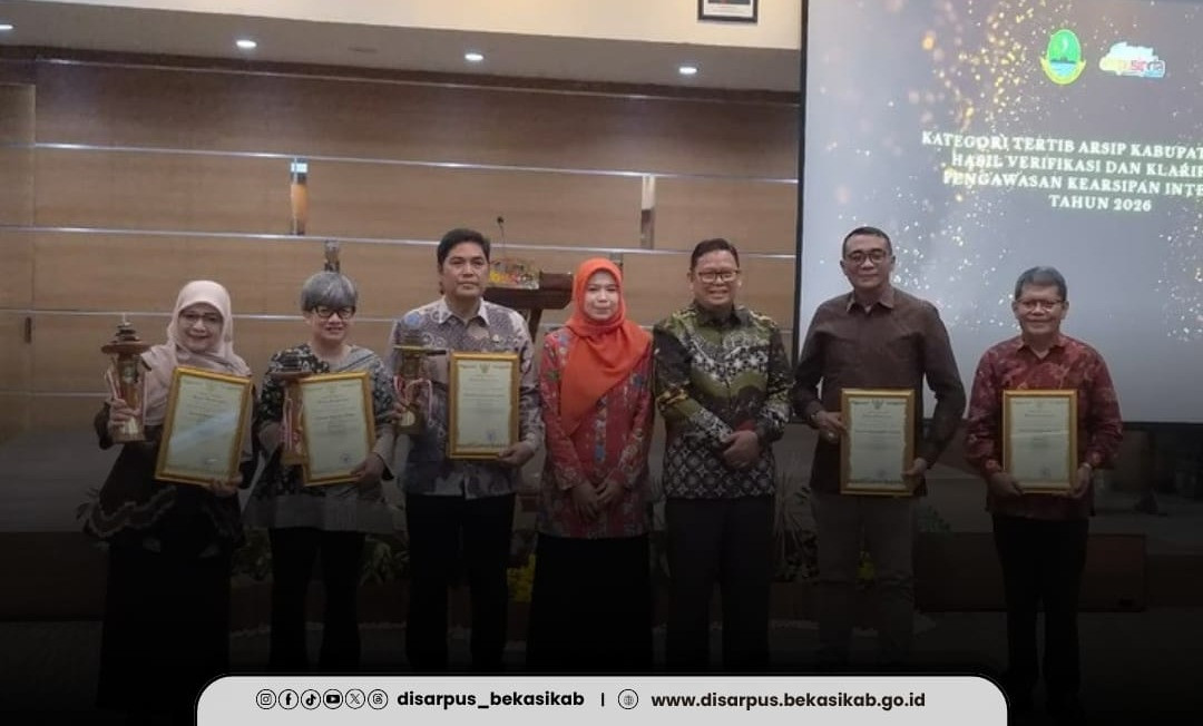 Disarpus Kabupaten Bekasi Raih Penghargaan Kearsipan 2026, Perkuat Komitmen Tata Kelola Arsip Berkualitas