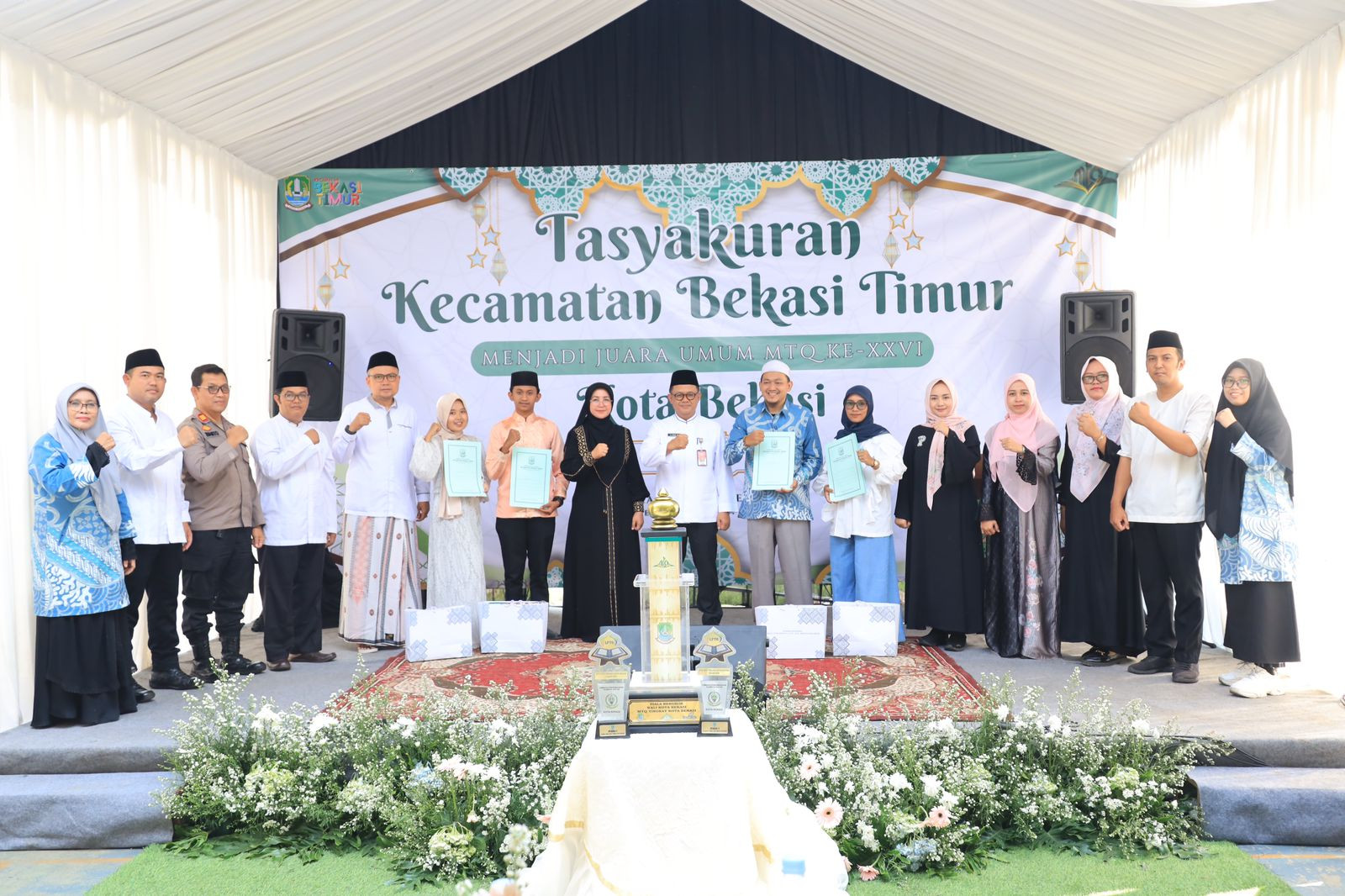 Bekasi Timur Rayakan Sukses sebagai Juara Umum MTQ 2024 Kota Bekasi