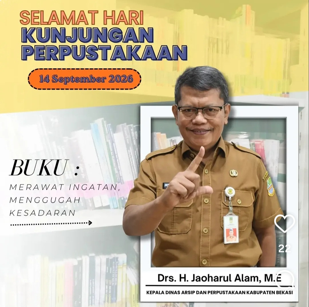 Dinas Arsip dan Perpustakaan Kabupaten Bekasi Ajak Masyarakat Jadikan Perpustakaan sebagai Ruang Belajar dan Berkreativitas