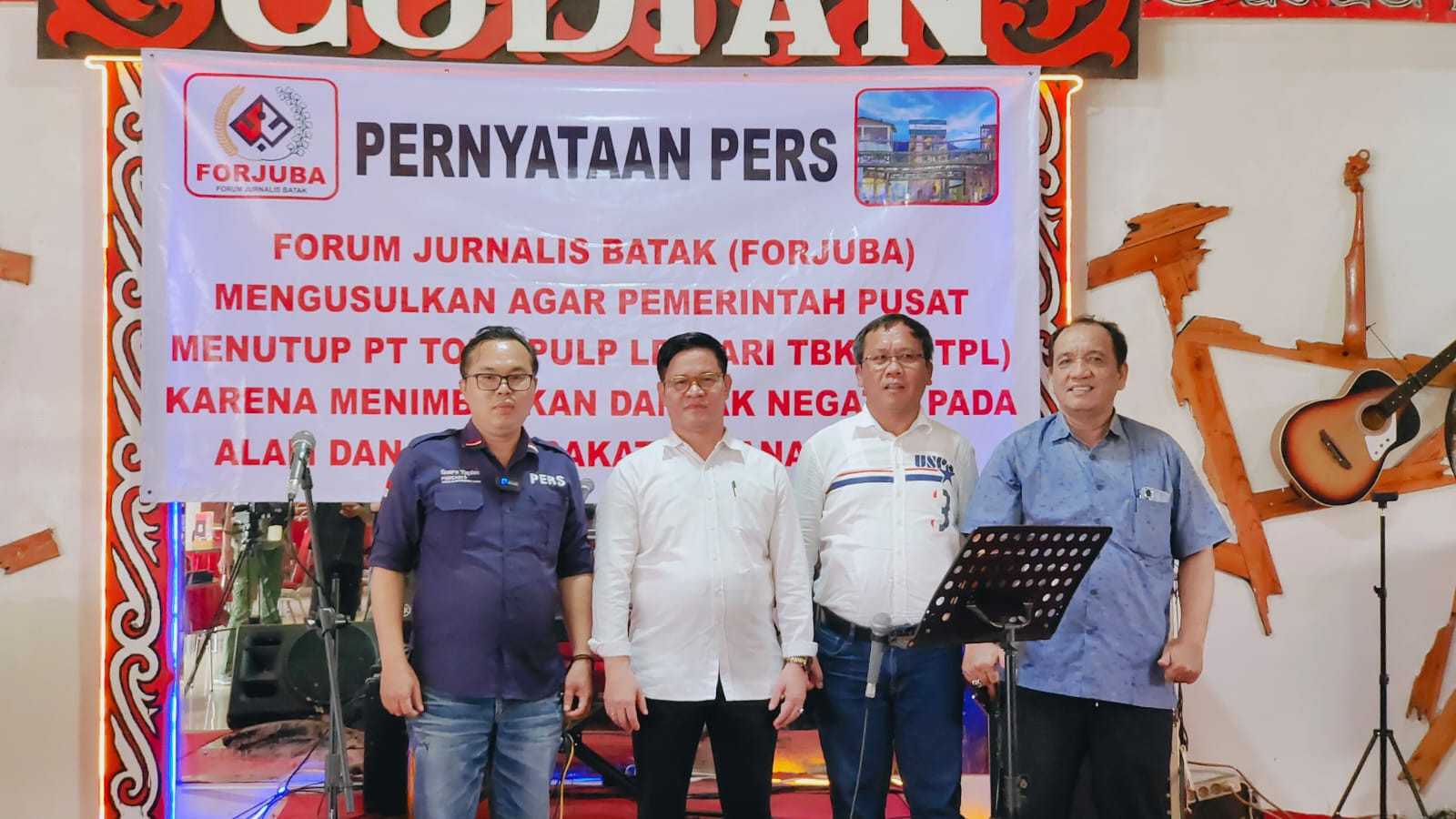 FORJUBA Desak Penutupan PT TPL, Soroti Krisis Ekologis di Tanah Batak