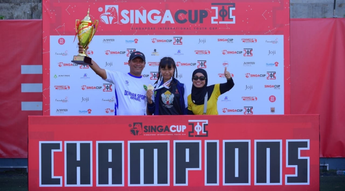 Tajimalela FA U-14 Harumkan Nama Bekasi, Raih Juara Singa Cup 2025 di Singapura