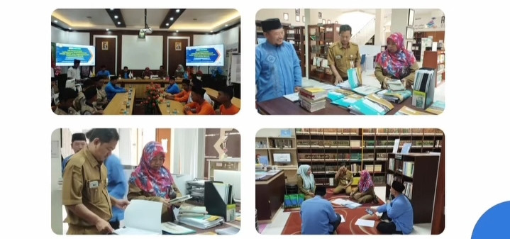 Tim Disarpus Lakukan Monitoring Akreditdasi Perpustakaan Pesantren Al Binaa Islamic Boarding School