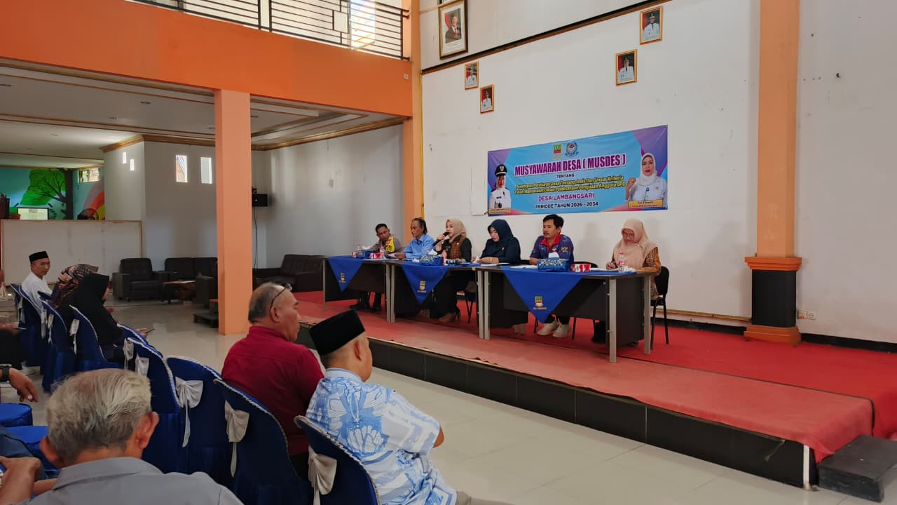 Pemdes Lambangsari Gelar Musdes: Matangkan Regenerasi BPD, Tegaskan Komitmen Demokrasi Partisipatif
