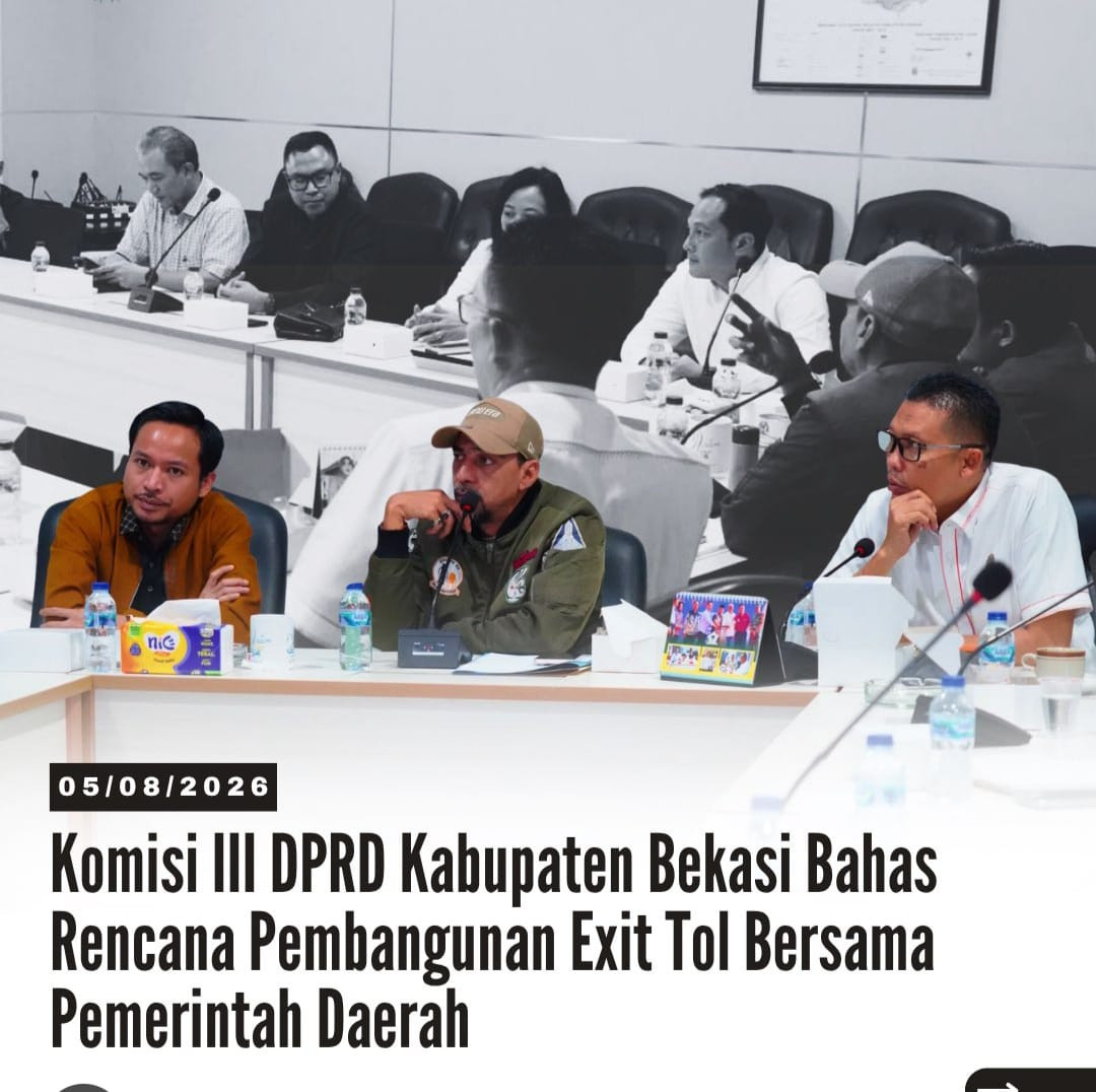 Komisi III DPRD Bekasi Soroti Rencana Exit Tol, Dampak bagi Tata Ruang dan Masyarakat Jadi Perhatian