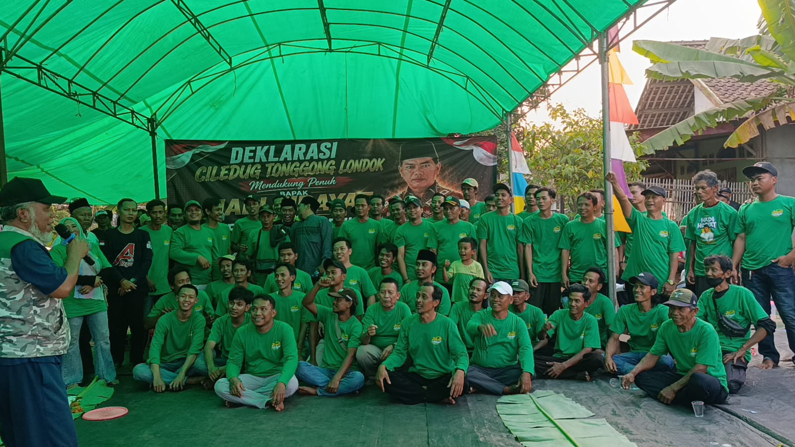 Ratusan Warga Tonggong Londok Kompak Dukung Hadi Hidayat, Kumpul Bareng Bakal Jadi Agenda Rutin
