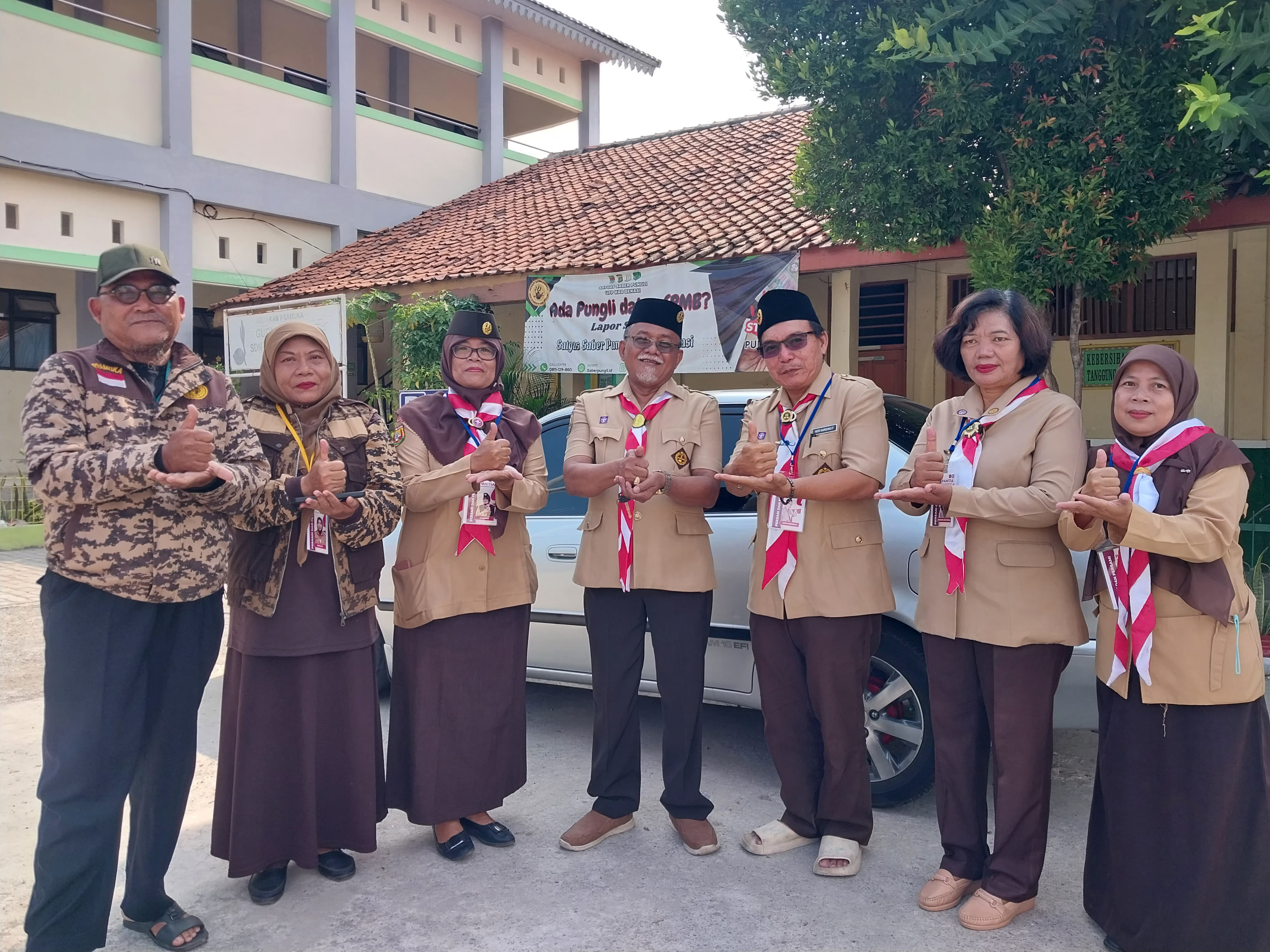 Tumbuhkan Semangat Mandiri dan Berprestasi, SDN Setiamekar 05 Gelar Persari dan Persami ke-1