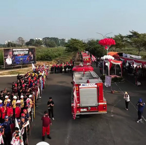 Ratusan Fire Fighter Adu Ketangguhan di Bekasi, Profesionalisme dan Kesiapsiagaan Diuji