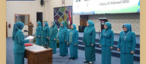 Perkuat Sinergi Pembangunan SDM Sejak Dini, Ketua TP PKK Lubuk Linggau Lantik Ketua PKK, Posyandu, dan Bunda