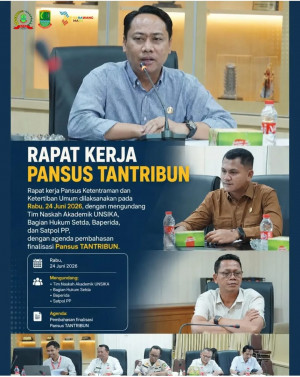DPRD Karawang Matangkan Raperda Tantribun, Perkuat Ketertiban Umum dan Perlindungan Masyarakat Menuju Daerah yang Lebih Aman
