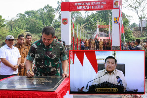 Jembatan Gantung Merah Putih Resmi Berdiri di Cibarusah, Akses Warga Kampung Cilodog Kini Makin Terhubung