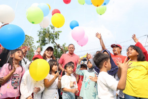 Wali Kota Bekasi Resmikan Taman Rinjani, Warga Harapan Jaya Kini Punya Ruang Publik untuk Semua Generasi